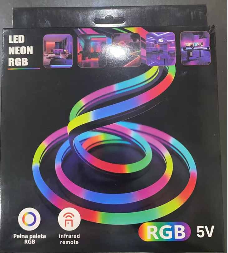 Flexible neon strip kit — XB2608-5V-5M