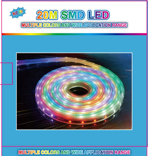 Mains strip / rope light kit — 220V-48L-8001-20M