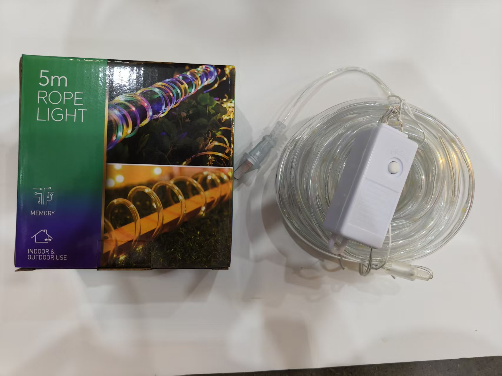 Mains strip / rope light kit — 220V-90L-8050-5M