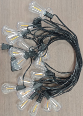 Festoon lights and socket strings — XB-2608-10M-20L