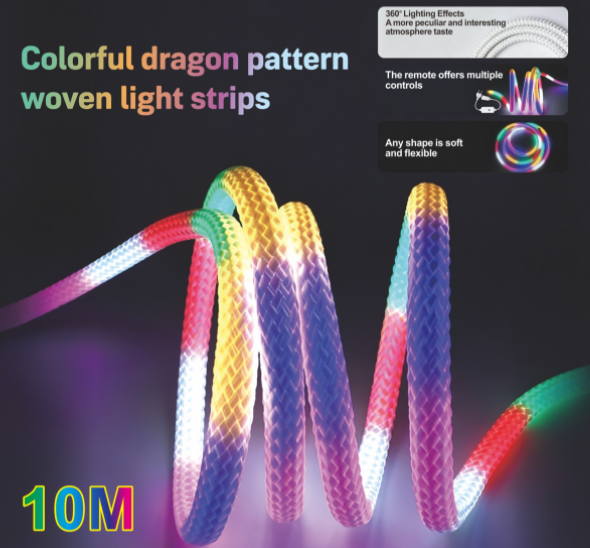 Mains strip / rope light kit — 220V-8053-10M