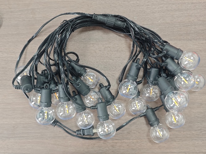 Festoon lights and socket strings — XB-2609-10M-20L