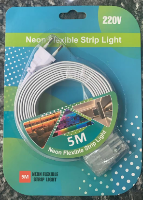 Mains strip / rope light kit — 220V-36L-5M