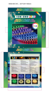 Mains strip / rope light kit — 220V-60RGB-8013-5M