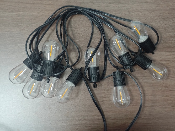 Festoon lights and socket strings — XB-2612-10M-10L