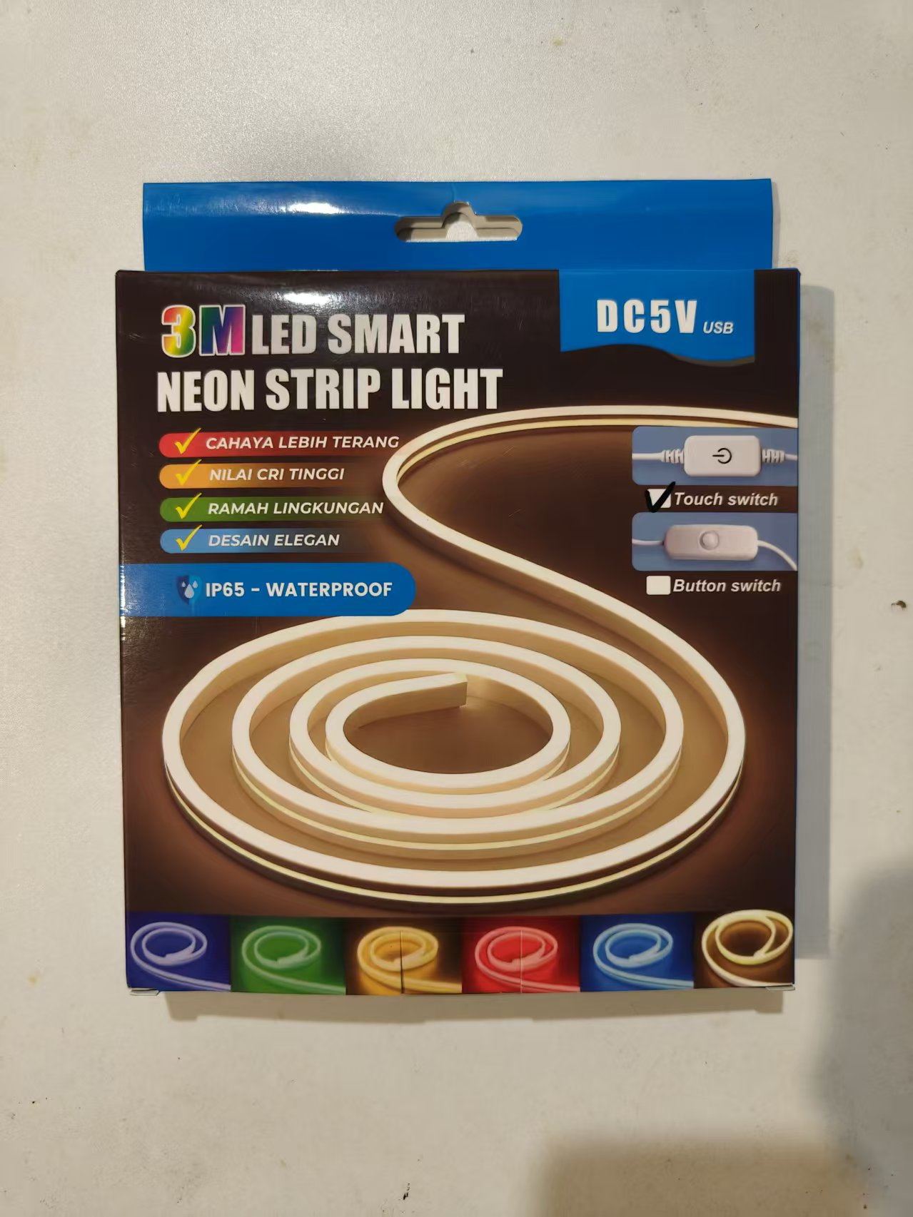 Flexible neon strip kit — 5V-2028-3M / 5V-2029-3M