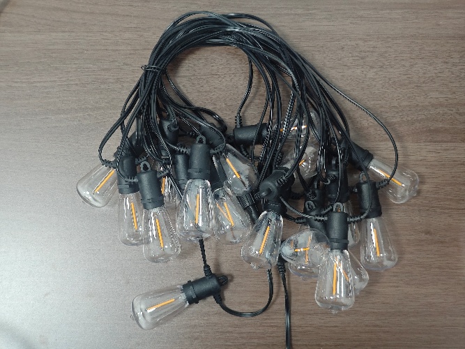 Festoon lights and socket strings — XB-2610-10M-20L