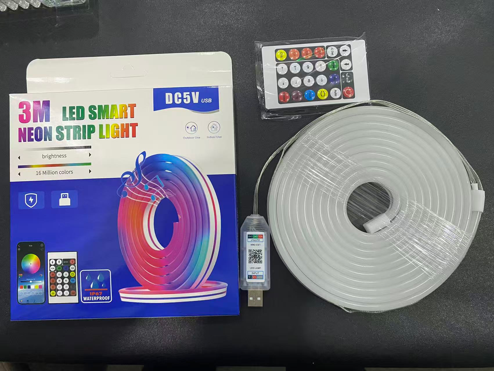 Flexible neon strip kit — 5V-2023A-3M