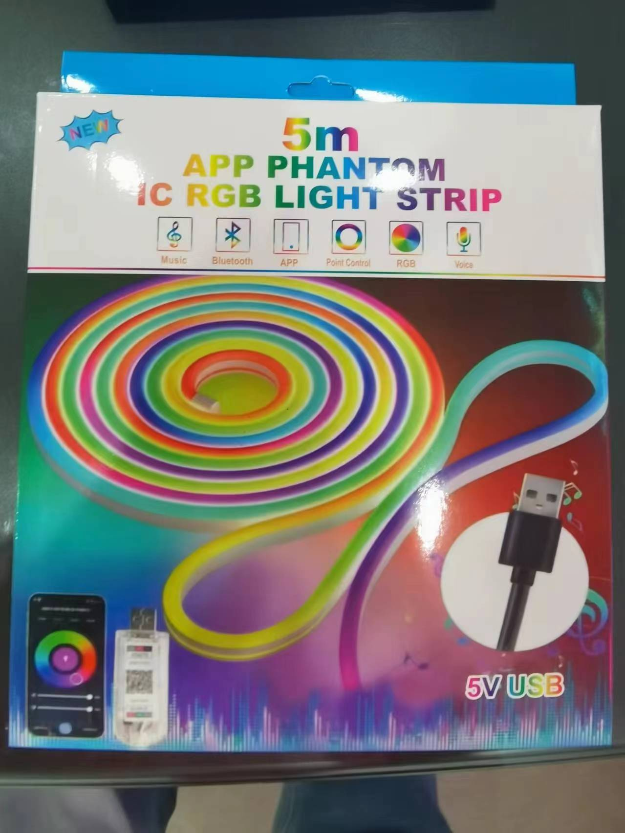 Flexible neon strip kit — 5V-2022-5M