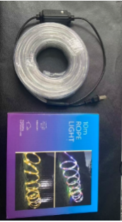 Mains strip / rope light kit — 26-180L-10M-AA