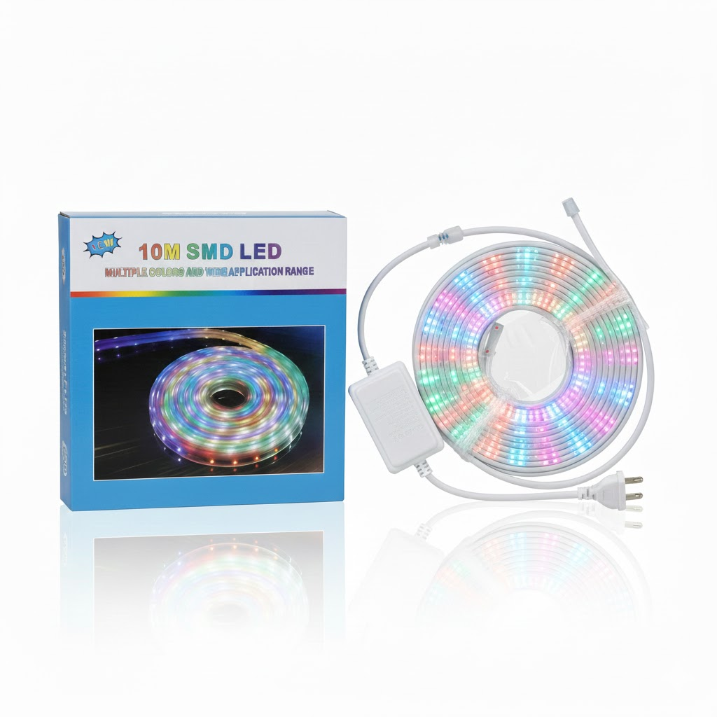 SMD LED strip reel with controller
