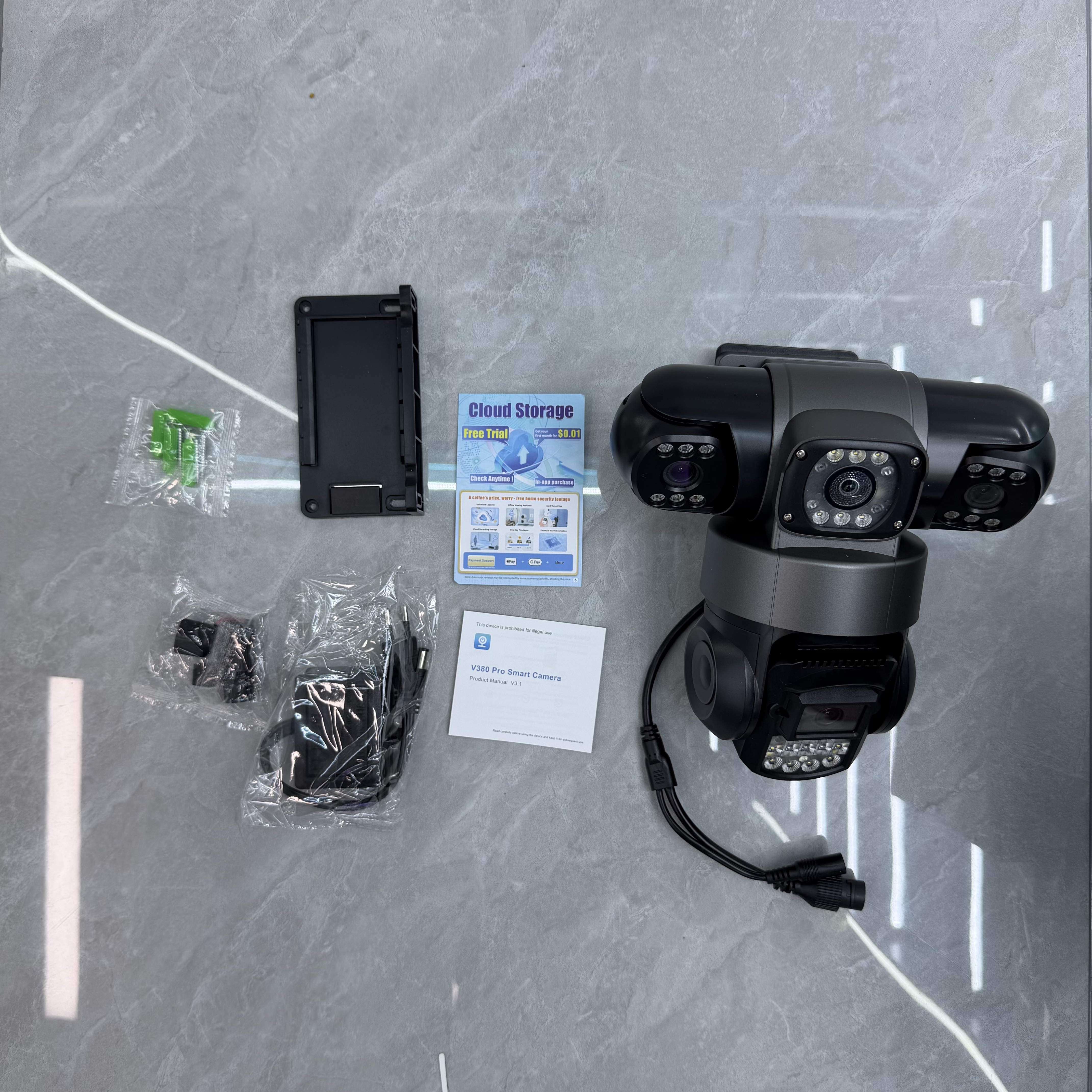 Multi-module camera kit with adapter