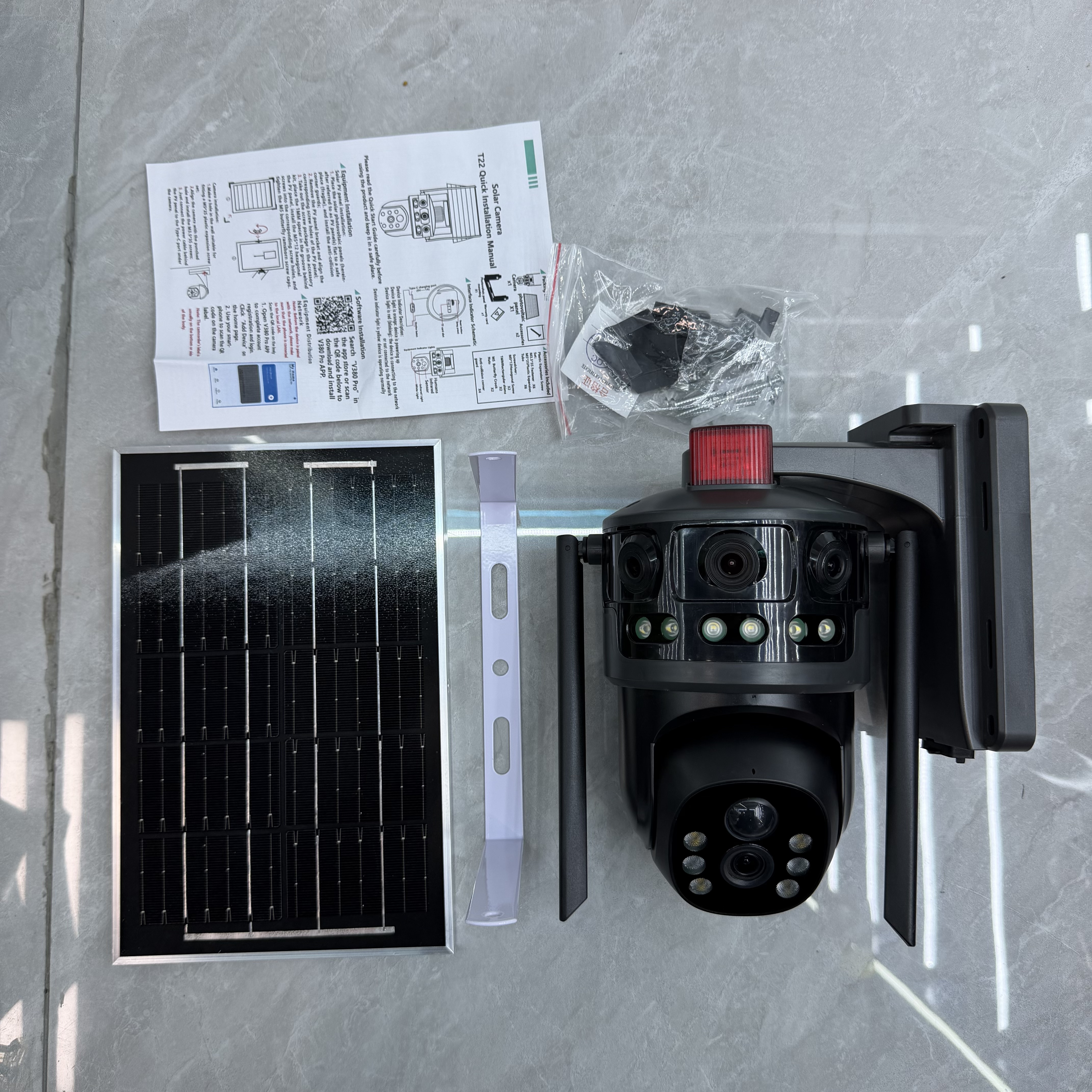 Solar camera and T22 installation sheet