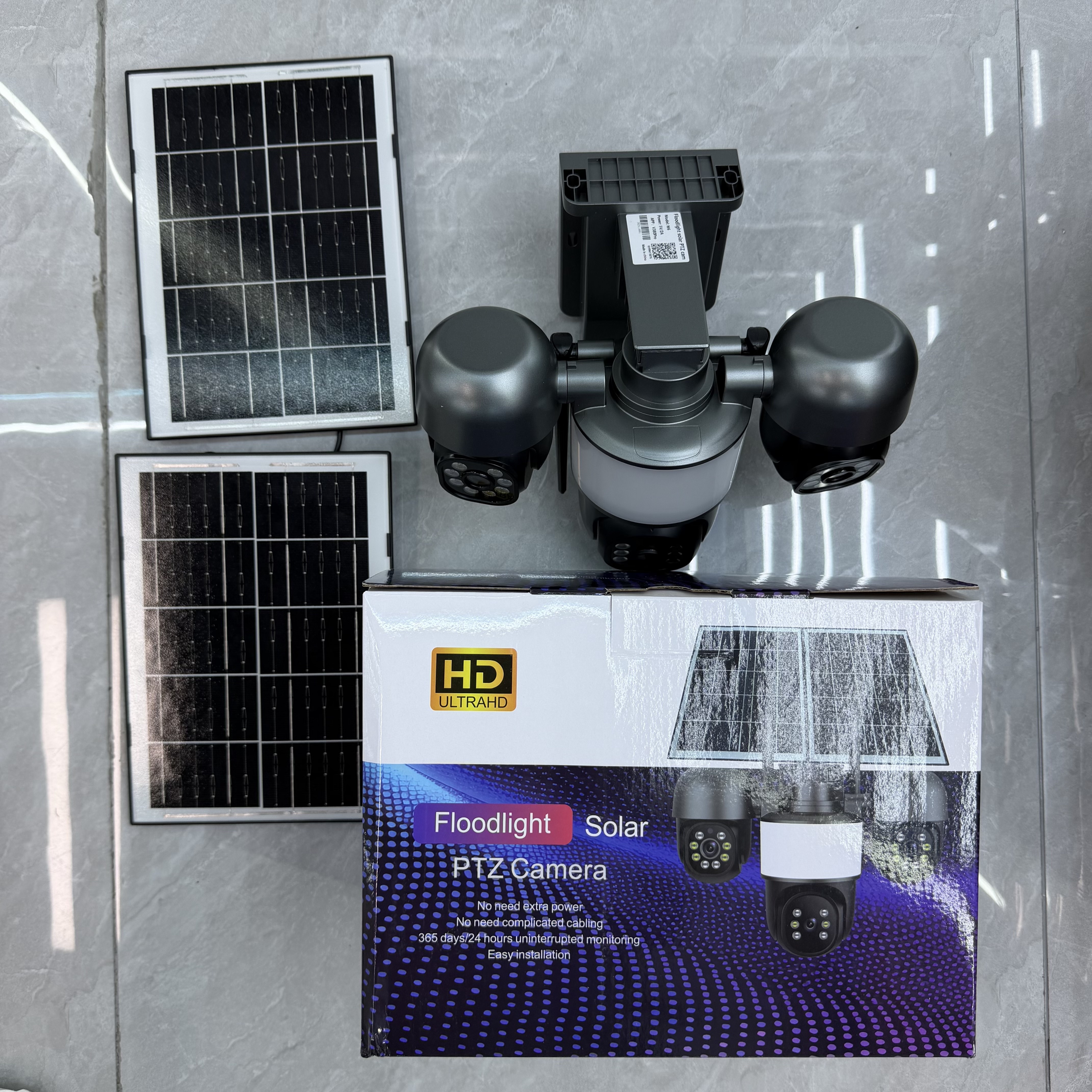 Multi-module camera rear view and twin panels